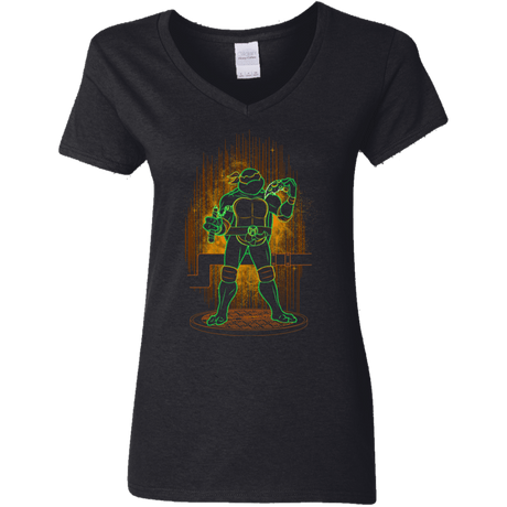 T-Shirts Black / S Shadow of the Orange Mutant Women's V-Neck T-Shirt