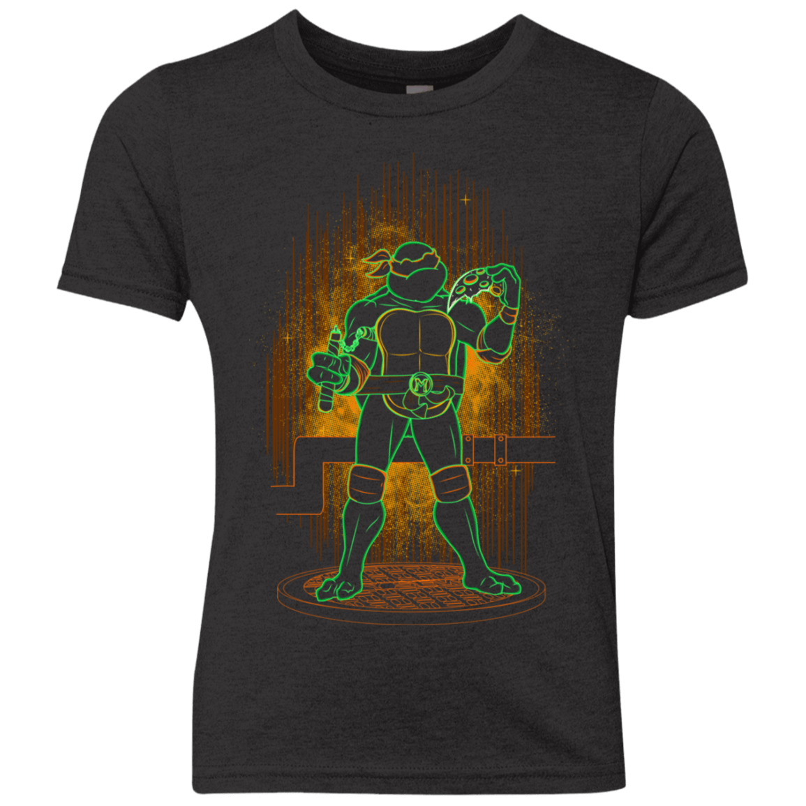 T-Shirts Vintage Black / YXS Shadow of the Orange Mutant Youth Triblend T-Shirt