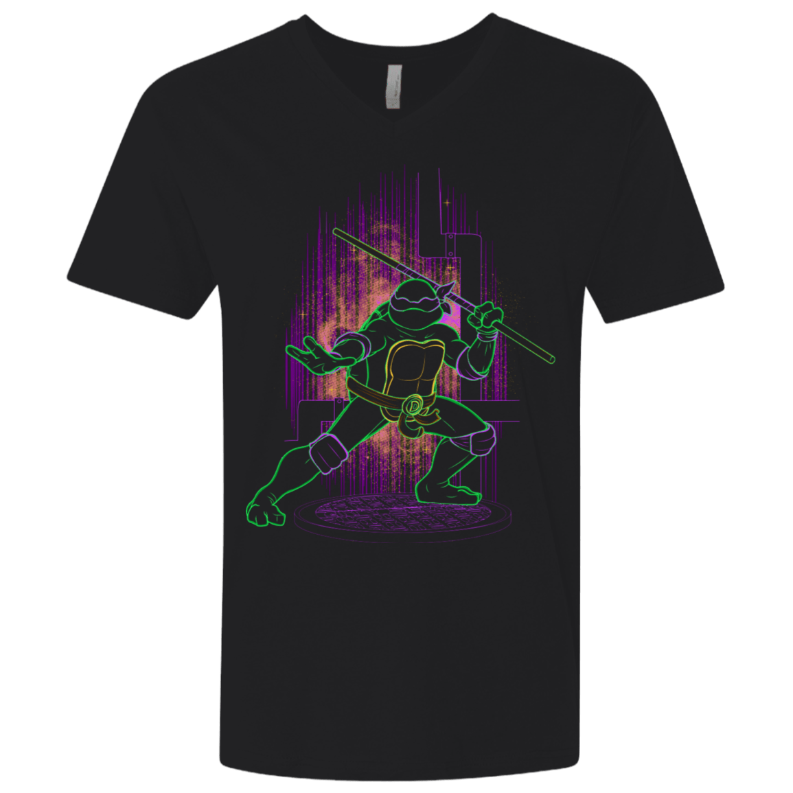 T-Shirts Black / X-Small Shadow of the Purple Mutant Men's Premium V-Neck