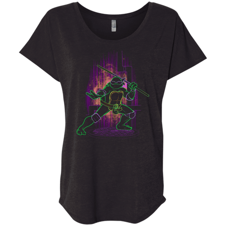 T-Shirts Vintage Black / X-Small Shadow of the Purple Mutant Triblend Dolman Sleeve