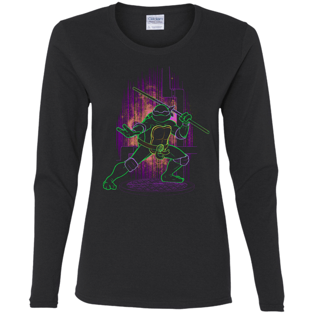 T-Shirts Black / S Shadow of the Purple Mutant Women's Long Sleeve T-Shirt