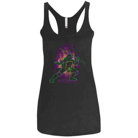 T-Shirts Vintage Black / X-Small Shadow of the Purple Mutant Women's Triblend Racerback Tank