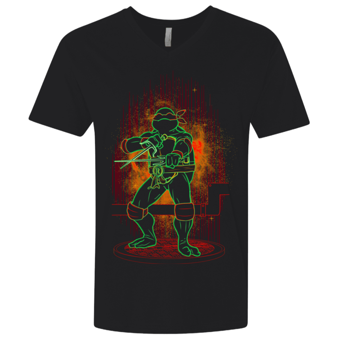 T-Shirts Black / X-Small Shadow of the Red Mutant Men's Premium V-Neck