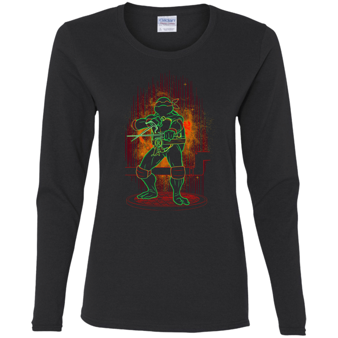 T-Shirts Black / S Shadow of the Red Mutant Women's Long Sleeve T-Shirt