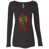 T-Shirts Vintage Black / S Shadow of the Red Mutant Women's Triblend Long Sleeve Shirt