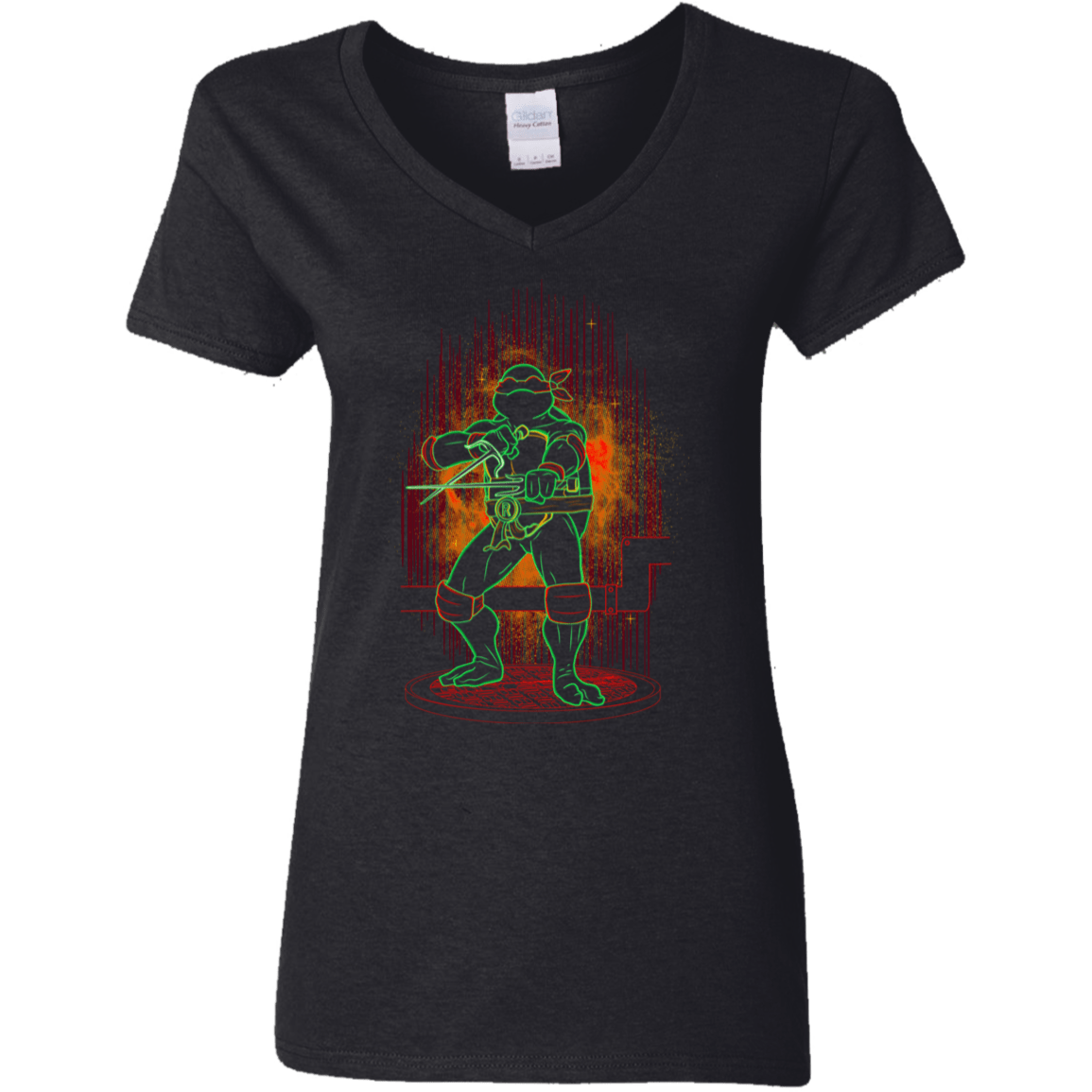 T-Shirts Black / S Shadow of the Red Mutant Women's V-Neck T-Shirt