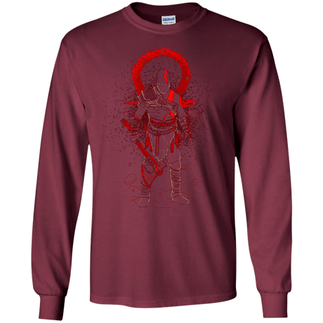 T-Shirts Maroon / S SHADOW OF WAR Men's Long Sleeve T-Shirt