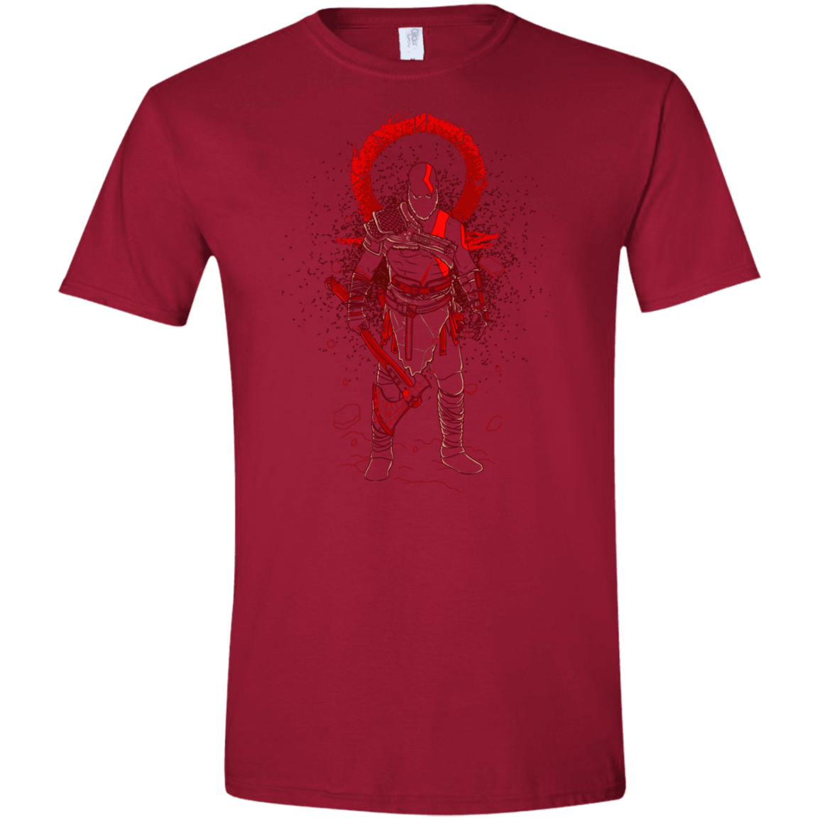 T-Shirts Cardinal Red / S SHADOW OF WAR Men's Semi-Fitted Softstyle