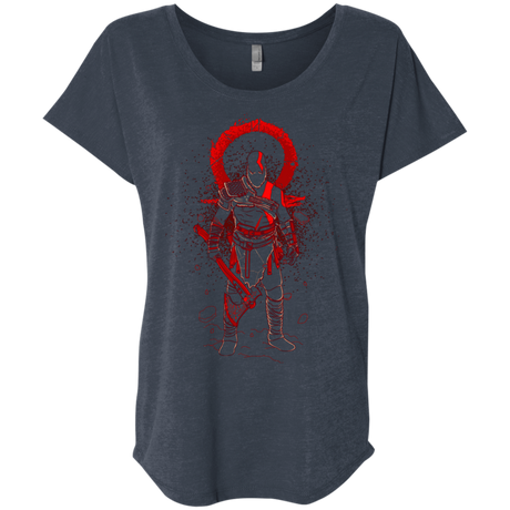 T-Shirts Vintage Navy / X-Small SHADOW OF WAR Triblend Dolman Sleeve