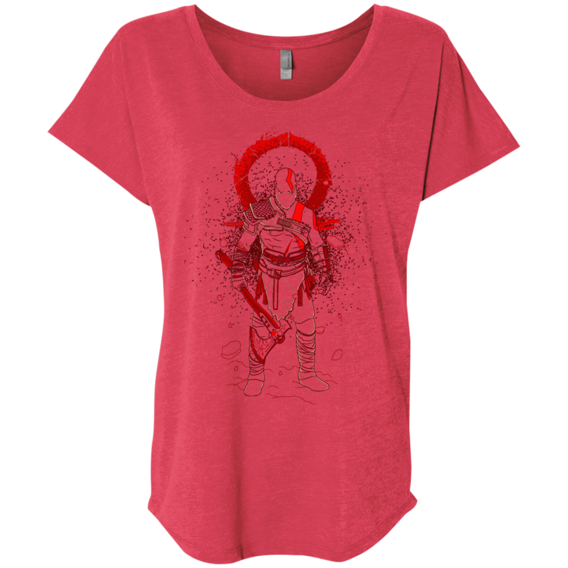 T-Shirts Vintage Red / X-Small SHADOW OF WAR Triblend Dolman Sleeve