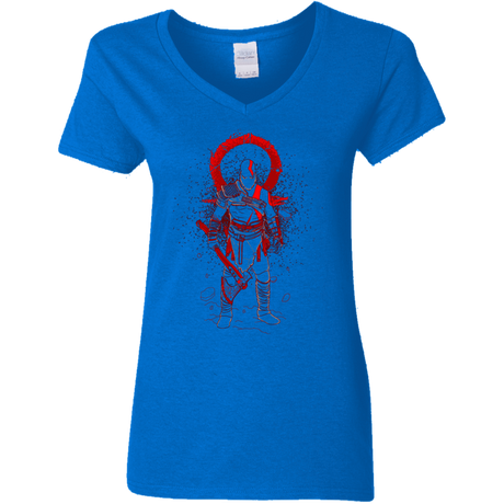 T-Shirts Royal / S SHADOW OF WAR Women's V-Neck T-Shirt