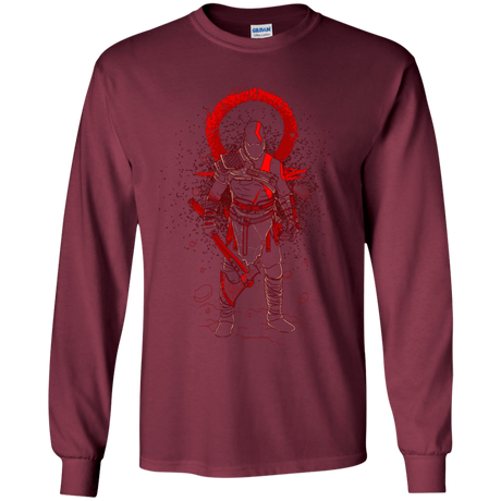 T-Shirts Maroon / YS SHADOW OF WAR Youth Long Sleeve T-Shirt