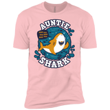 T-Shirts Light Pink / YXS Shark Family Trazo - Auntie Boys Premium T-Shirt