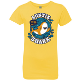 T-Shirts Vibrant Yellow / YXS Shark Family Trazo - Auntie Girls Premium T-Shirt