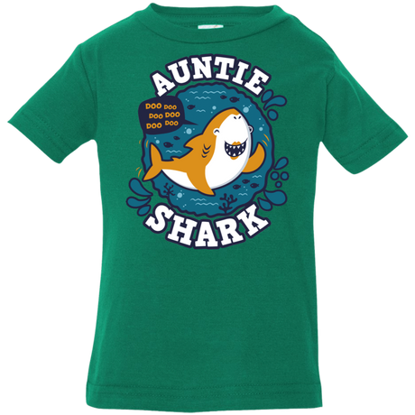 T-Shirts Kelly / 6 Months Shark Family Trazo - Auntie Infant Premium T-Shirt