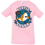 T-Shirts Pink / 6 Months Shark Family Trazo - Auntie Infant Premium T-Shirt