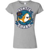 T-Shirts Sport Grey / S Shark Family Trazo - Auntie Junior Slimmer-Fit T-Shirt