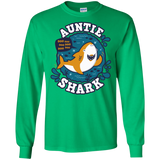 T-Shirts Irish Green / S Shark Family Trazo - Auntie Men's Long Sleeve T-Shirt