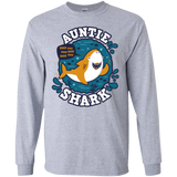 T-Shirts Sport Grey / S Shark Family Trazo - Auntie Men's Long Sleeve T-Shirt