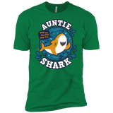 T-Shirts Kelly Green / X-Small Shark Family Trazo - Auntie Men's Premium T-Shirt