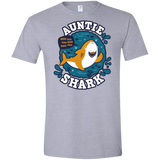T-Shirts Sport Grey / X-Small Shark Family Trazo - Auntie Men's Semi-Fitted Softstyle