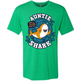 T-Shirts Envy / S Shark Family Trazo - Auntie Men's Triblend T-Shirt