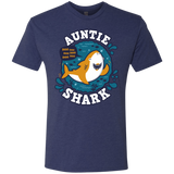 T-Shirts Vintage Navy / S Shark Family Trazo - Auntie Men's Triblend T-Shirt