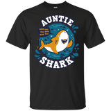 T-Shirts Black / S Shark Family Trazo - Auntie T-Shirt