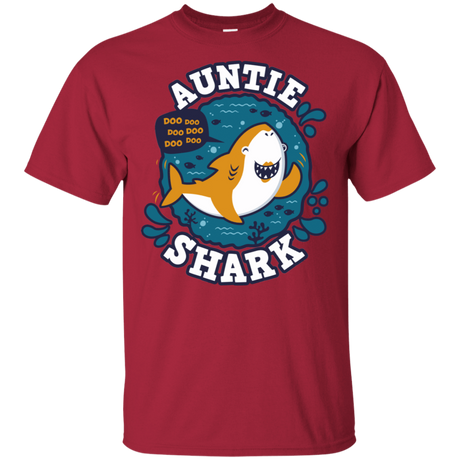 T-Shirts Cardinal / S Shark Family Trazo - Auntie T-Shirt