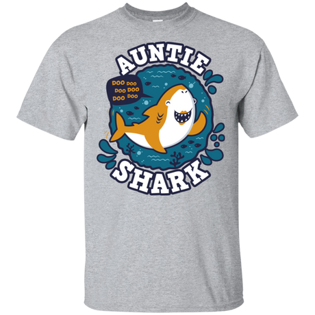 T-Shirts Sport Grey / S Shark Family Trazo - Auntie T-Shirt