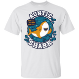 T-Shirts White / S Shark Family Trazo - Auntie T-Shirt