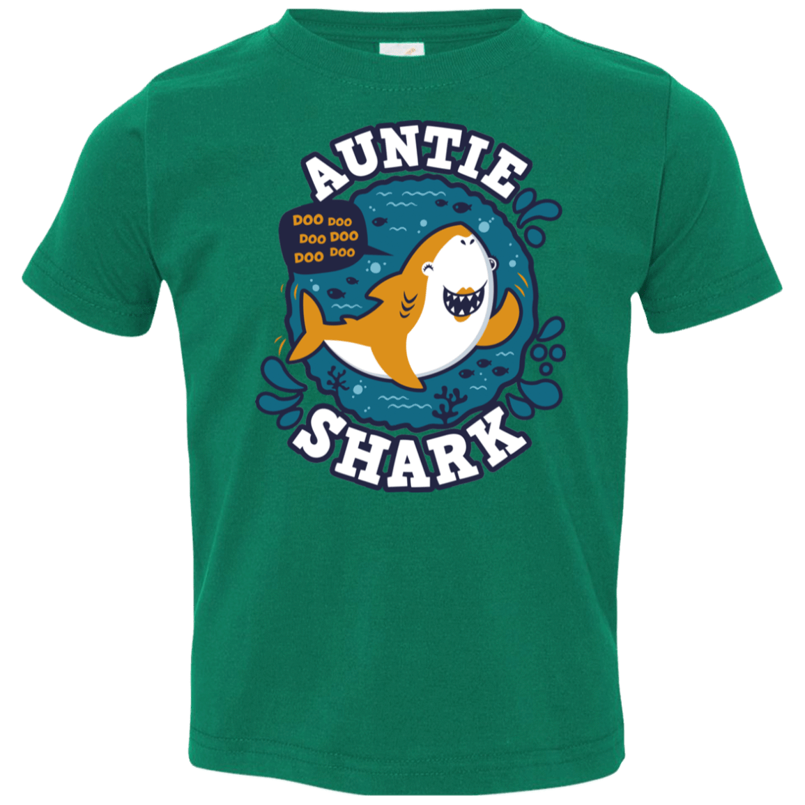 T-Shirts Kelly / 2T Shark Family Trazo - Auntie Toddler Premium T-Shirt