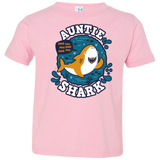 T-Shirts Pink / 2T Shark Family Trazo - Auntie Toddler Premium T-Shirt