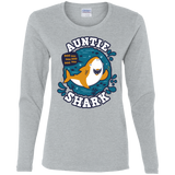 T-Shirts Sport Grey / S Shark Family Trazo - Auntie Women's Long Sleeve T-Shirt