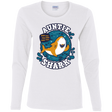 T-Shirts White / S Shark Family Trazo - Auntie Women's Long Sleeve T-Shirt