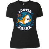 T-Shirts Black / X-Small Shark Family Trazo - Auntie Women's Premium T-Shirt