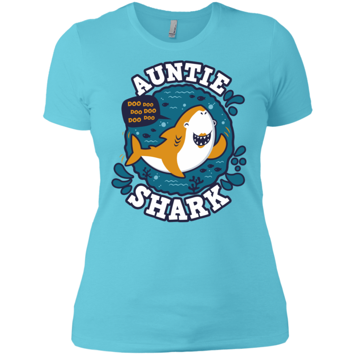 T-Shirts Cancun / X-Small Shark Family Trazo - Auntie Women's Premium T-Shirt