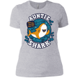 T-Shirts Heather Grey / X-Small Shark Family Trazo - Auntie Women's Premium T-Shirt