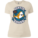 T-Shirts Ivory/ / X-Small Shark Family Trazo - Auntie Women's Premium T-Shirt