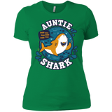 T-Shirts Kelly Green / X-Small Shark Family Trazo - Auntie Women's Premium T-Shirt