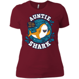 T-Shirts Scarlet / S Shark Family Trazo - Auntie Women's Premium T-Shirt