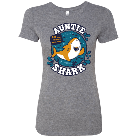 T-Shirts Premium Heather / S Shark Family Trazo - Auntie Women's Triblend T-Shirt