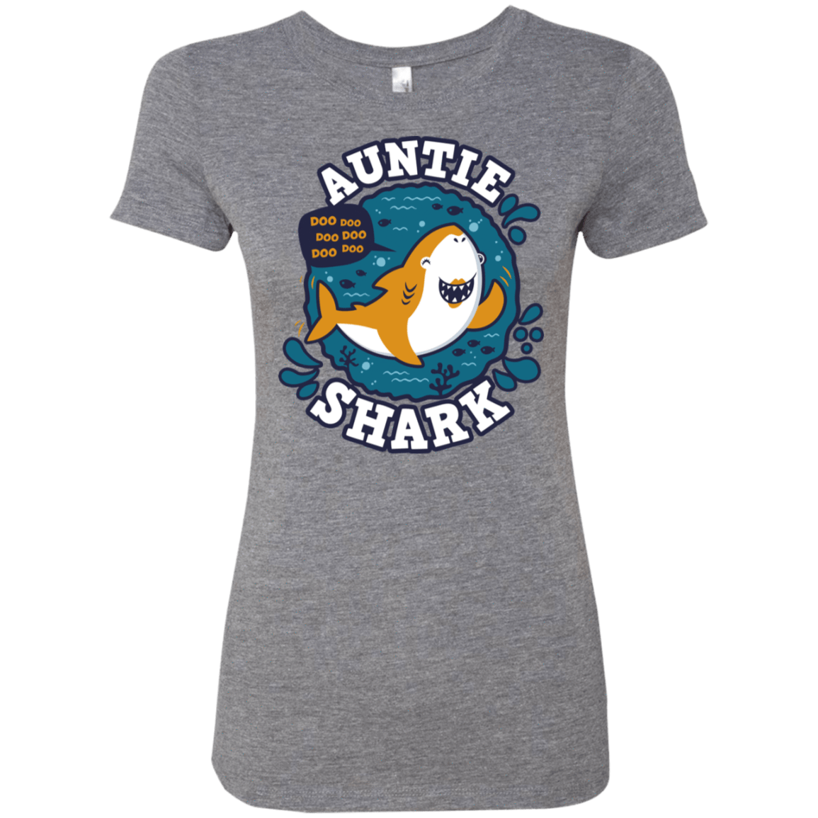 T-Shirts Premium Heather / S Shark Family Trazo - Auntie Women's Triblend T-Shirt