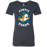 T-Shirts Vintage Navy / S Shark Family Trazo - Auntie Women's Triblend T-Shirt