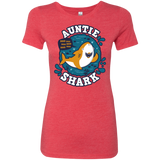 T-Shirts Vintage Red / S Shark Family Trazo - Auntie Women's Triblend T-Shirt