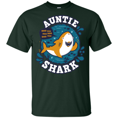 T-Shirts Forest / YXS Shark Family Trazo - Auntie Youth T-Shirt