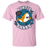 T-Shirts Light Pink / YXS Shark Family Trazo - Auntie Youth T-Shirt