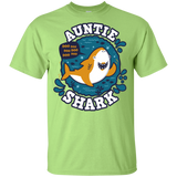 T-Shirts Mint Green / YXS Shark Family Trazo - Auntie Youth T-Shirt