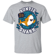 T-Shirts Sport Grey / YXS Shark Family Trazo - Auntie Youth T-Shirt