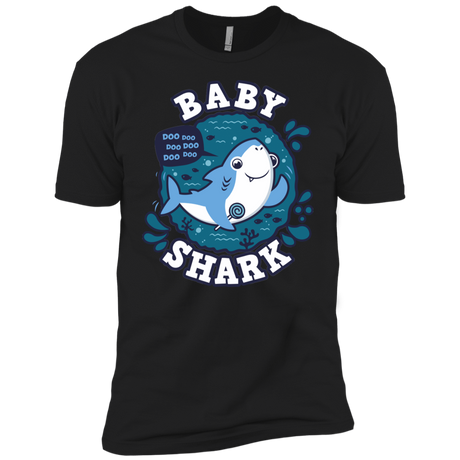 T-Shirts Black / YXS Shark Family trazo - Baby Boy Boys Premium T-Shirt
